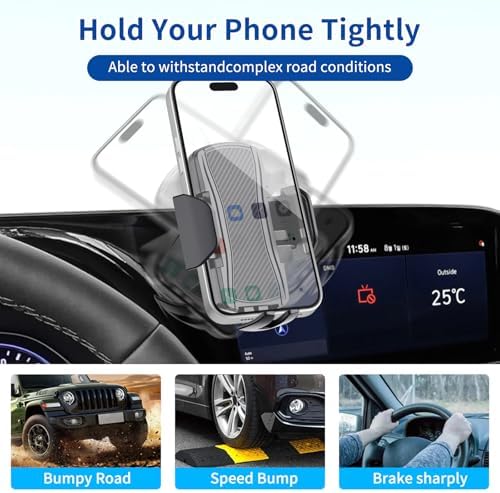 Hyundai Palisade 2020-2024 Phone Mount – Ultimate Anti-Shake Car Phone Holder with 360-Degree Rotation for All Smartphones – Secure Navigation and Hands-Free Convenience for Safer Driving
