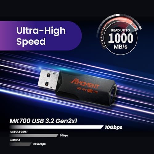 Experience Lightning-Fast Data Transfer with the MMOMENT MK700 250 GB USB 3.2 Gen2 Flash Drive – Exceptional Read Speeds up to 600 MB/s and Write Speeds of 500 MB/s for Effortless File Management – Ultimate Compatibility for Laptops, Desktops, and Gaming Consoles – Compact, Durable Design for On-the-Go Professionals and Students – Your Reliable Solution for Secure, High-Performance Storage