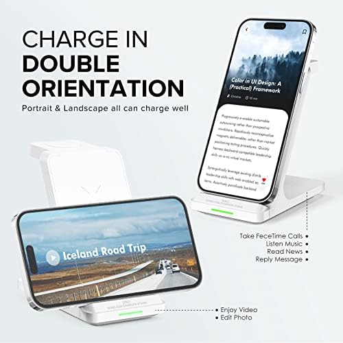 3-in-1 Fast Wireless Charging Station: Ultimate Charger for i Phone 16-11, Apple Watch Ultra Series 10-2, and Air Pods Pro – Sleek, Efficient Power Hub with Non-Slip Design and LED Indicator for Seamless Device Charging