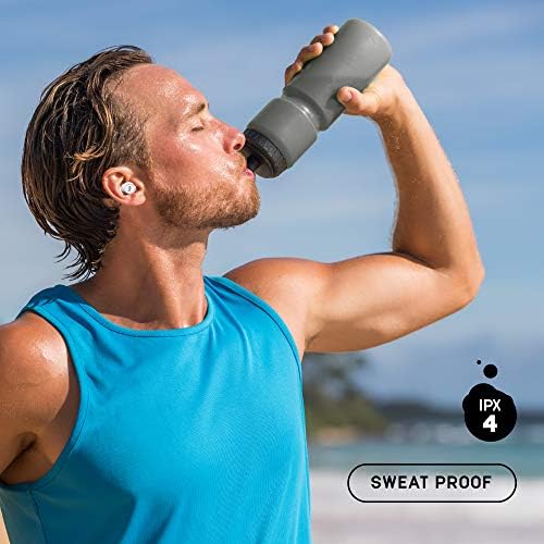 Elevate Your Audio Experience with i Joy Premium Gravity TWS Earbuds – Bluetooth 5.0 Wireless In-Ear Headset Featuring IPX4 Waterproof Design for Sports, Long-Lasting 20-Hour Battery Life, Built-in Mic for Clear Calls, and Ergonomic Comfort for All-Day Wear
