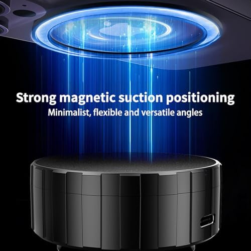 GOWENIC Magnetic Phone Mount – Versatile Vacuum Suction Holder for Car Dashboards, Kitchen, Gym, and Mirrors – Enhanced Magnetic Compatibility for Secure Device Organization – Sleek Black Design for All Environments – Perfect for Hands-Free Navigation and Recipe Following