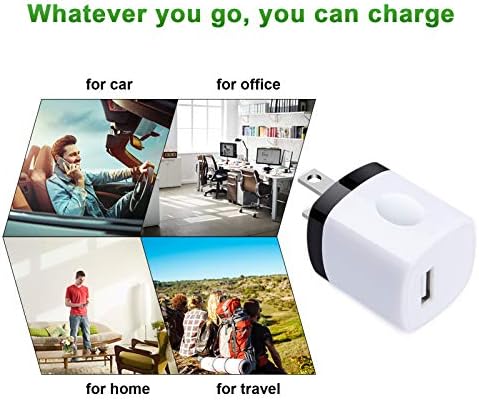 Fast Charging USB Charger Plug 10 Pack – Universal Wall Outlet Adapter for i Phone 16 Pro Max, Samsung Galaxy S25 Ultra, Google Pixel 9 a – Compact Design for Quick Power Boosting and Enhanced Device Compatibility