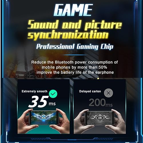 Revolutionary Ear Hook Bluetooth Wireless Headphones – Comfort-Focused Noise Cancelling Earphones with Microphone for Android & i Phone Compatibility (Red) – Effortless Connectivity, Ultimate Sound Quality, and Ergonomic Design for All-Day Wear