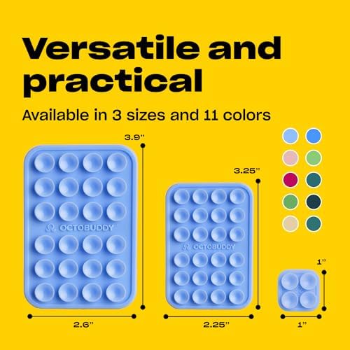 Effortless Hands-Free Silicone Suction Phone Mount – Ideal for Capturing Selfies & Videos on the Go, Compatible with i Phone & Android – Stylish Baby Blue Jay Design for Secure Grip and Portability – The Ultimate Accessory for Content Creators and Live Streamers