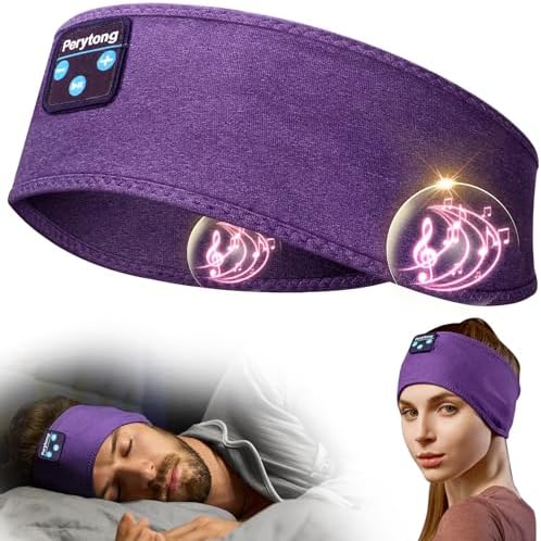 Perytong Wireless Bluetooth Sports Headband Headphones – Ultimate Comfort & Crystal-Clear Sound for Sleep, Yoga & Jogging – Perfect for Insomnia Relief, Meditation, and Easy Device Pairing