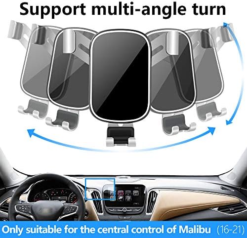 LUNQIN Chevrolet Malibu 2016-2025 Premium Car Phone Holder – Stylish 360-Degree Rotating Smartphone Mount for Enhanced Driving Experience, Quick Tool-Free Installation, and Secure Universal Fit – The Ideal Accessory for Modern Auto Interiors and Safe Navigation
