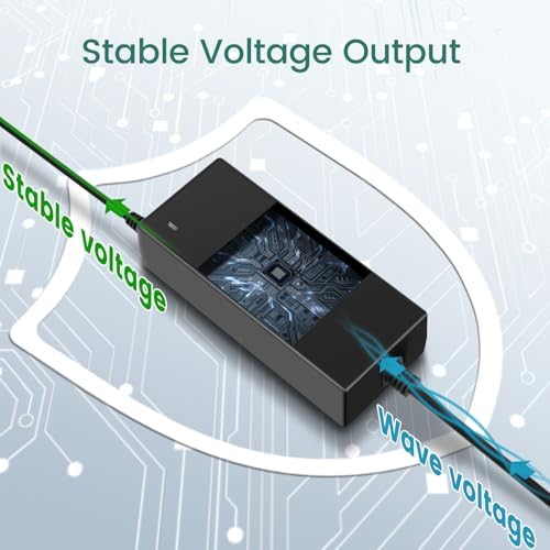 High-Performance 24 V 5 A Universal Power Supply Adapter – AC/DC Converter for LED Strips, CCTV Cameras, and Monitors – 100-240 V Input for Global Compatibility with 5.5 x 2.1 mm Connector – Reliable Power Source with Safety Features for Optimal Device Performance