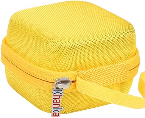 Khanka Premium Hard Shell Case for Iseyyox, RTOPS, Hicober & UCOMX Nano 3-in-1 Wireless Charger – Shock-Resistant, Lightweight Yellow Travel Accessory for Optimal Protection and Seamless Organization While On the Move