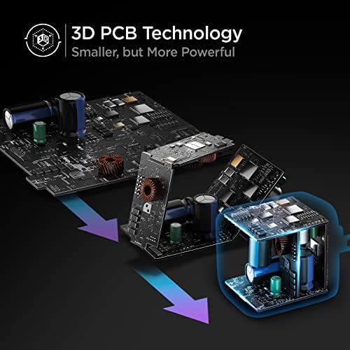 Spigen Ga N III 35 W Dual USB-C Fast Charger – PD 3.0 Power Adapter for i Phone 16 Series, Galaxy S25/S24, i Pad Pro M4, Pixel 8/8 a – Compact & Efficient Charging Block for Home and Travel