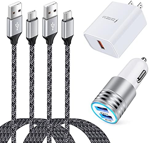 Samsung 18 W Fast Charging USB Type C Charger Block with 6 FT Cable – Ultimate Power Solution for Galaxy S25 Series and Android Devices – Quick Charge 3.0 Compatible Wall Adapter for Rapid Charging on the Go – Durable, Lightweight Design for Home and Travel Use