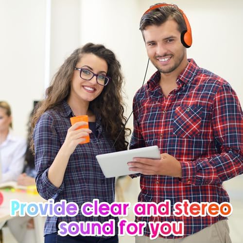 Ultimate Classroom Audio Solution: Frienda 48-Pack Over-Ear Headphones for Students and Adults – Wired Stereo Headset with Universal 3.5 mm Jack – Perfect for Schools, Libraries, and Travel – Noise-Isolating Design for Maximum Concentration and Comfort – Lightweight, Durable, Ideal for Long Listening Sessions
