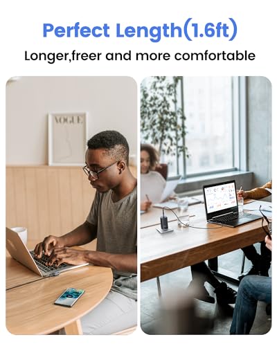 10 ft Braided USB to USB C Cable (2 Pack) – 90 Degree Right Angle Fast Charging Cord for i Phone 16/15 Series, Samsung Galaxy S10/S10+, LG V30, Nintendo Switch – Ultimate Durability and Flexible Connectivity
