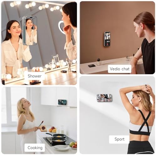 Revolutionary Patented Magnetic Suction Grip Mount for i Phone & Android – Effortless Hands-Free Phone Holder in Deep Blue, Perfect for Content Creators, Capture Stunning Selfies and Videos, Ultimate Compatibility with Mag Safe and Standard Cases, Portable and Stylish Design for On-the-Go Use