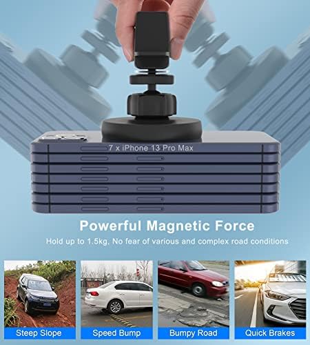Magnetic Wireless Car Charger Mount for i Phone 15/14/13 – Fast 15 W Charging Air Vent Holder with Secure Mag Safe Compatibility – Effortless Hands-Free Navigation and Sleek Design for Ultimate Driving Convenience – Premium Safety Features and Easy Installation