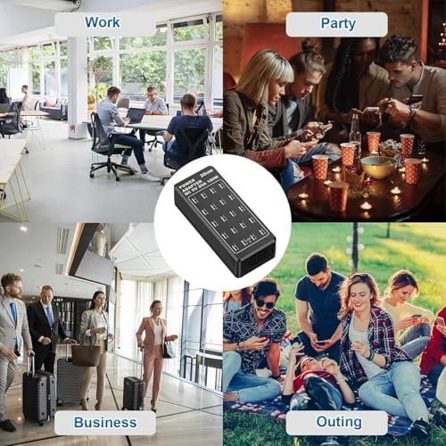 50 W High-Speed USB Charging Station with 12 Type-C Ports – Ultimate Multi-Device Power Hub for i Phone 13/14/15/16, Tablets, Smartwatches, and More – Fast, Efficient, and Safe Charging Solution for Home, Office, and Travel