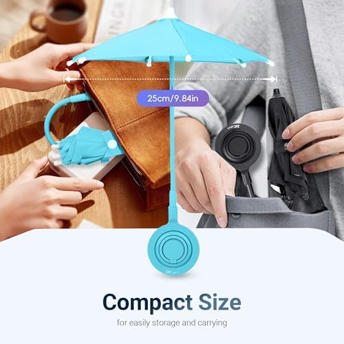 Magnetic Cell Phone Umbrella for Sun,Universal Cute Phone Sunshade Shield Cover with 360°Adjustable & Rotatable Phone Ring,Outdoor Anti-reflective Phone Sun Visor for Magsafe Cell Phone/Android/Kindle – Enhanced Compatibility and Speed