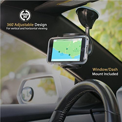Scosche HDVM 3-in-1 Universal Cell Phone Mount: Versatile Suction Cup Holder for Windshield, Dashboard, and Vent – Compatible with i Phone 16/15/14/13/12 & Smartphones Up to 3.5 Inches – Enhanced Stability for Safe Hands-Free Use
