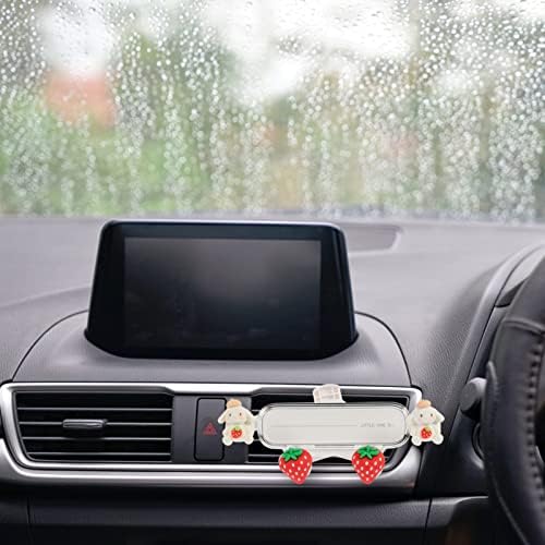 Charming Rabbit-Themed Air Vent Phone Holder for Vehicles – Universal Silicone Phone Cradle with Enhanced Magnetic Grip for Optimal Security – Perfect for Hands-Free Navigation and Stylish Interior Decor