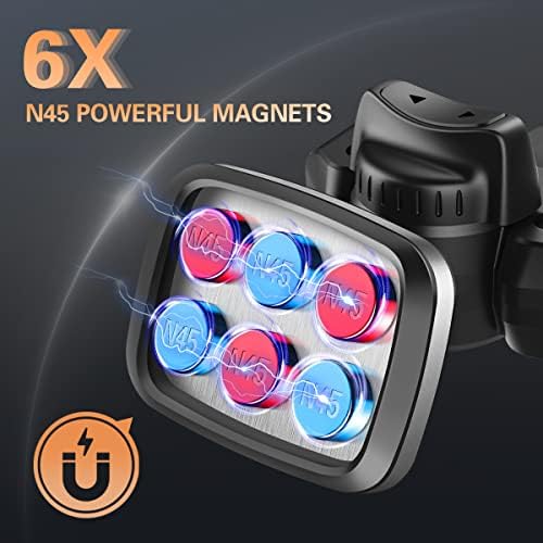 VOLPORT Universal 360° Magnetic Car Mount – Secure CD Slot Holder for Smartphones & Mini Tablets – Compatible with i Phone 15/14/13/12/11 Pro Max, Samsung & More – Enhanced Stability for Safe Driving Navigation