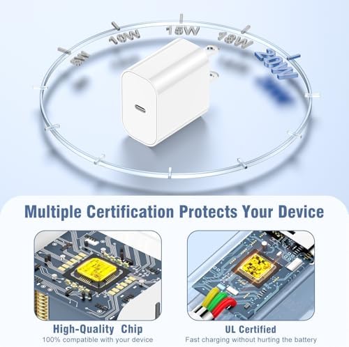 Upgrade Your Apple Watch Charging Experience with the 20 W Magnetic USB-C Fast Charger – 6 ft Cable for Seamless Compatibility with Series 1-9 and SE Models – Effortless Magnetic Alignment and Premium Durability for Everyday Convenience