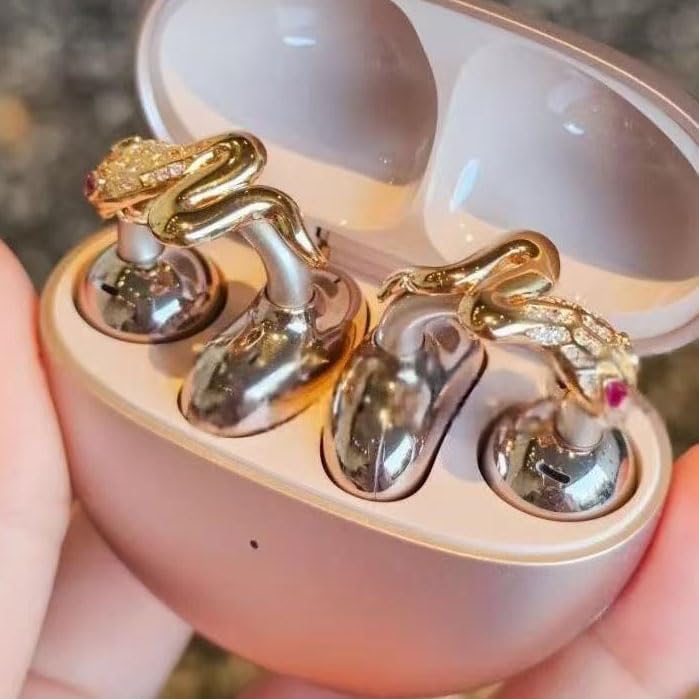 Elevate Your Earbuds with a Chic Silver Rhinestone Bow Clip-On Accessory – Customizable DIY Earbud Decor for Fashion-Forward Audio Enthusiasts – Perfect for Daily Use & Special Events