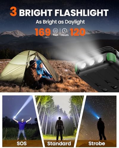 Ultimate SOARAISE 25000 m Ah Solar Power Bank: Fast Wireless Charging with Built-in Cables, Dual USB Outputs, 4 Solar Panels & Triple LED Flashlights for Outdoor Adventures – Reliable Portable Charger for Camping & Emergencies