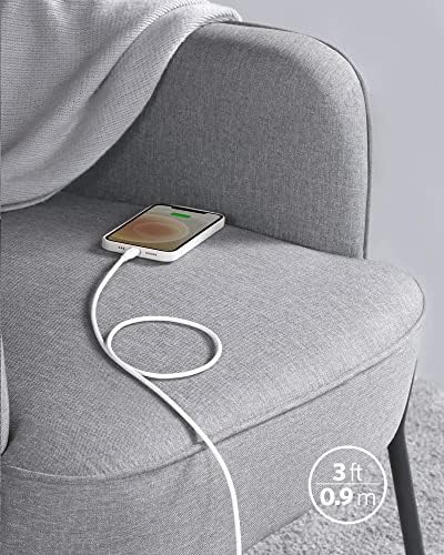 Anker 6 FT MFi Certified USB C to Lightning Cable – Rapid Power Delivery for i Phone 13 Pro, 12 Pro Max, 12, 11, X, XS – Durable Misty Blue Charging Solution with Reinforced Connectors for Optimal Performance and Stylish Flexibility