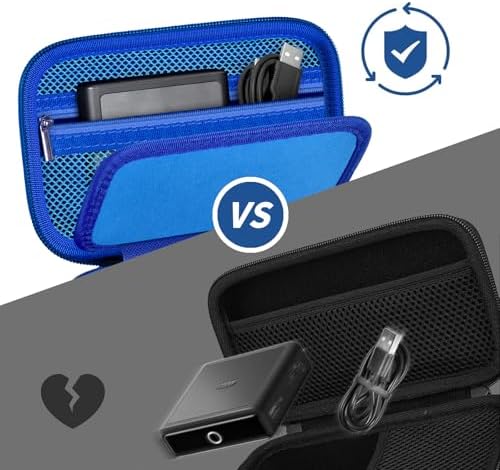 Premium Storage Case for Anker Prime Power Bank 27,650 m Ah – Compact, Shockproof Travel Holder for 250 W Charging Station, USB C Cables & Accessories – Enhanced Protection with Removable Partition & Zippered Mesh Pockets – Ideal for Outdoor Adventures & Everyday Use – Perfect Gift for Tech Enthusiasts