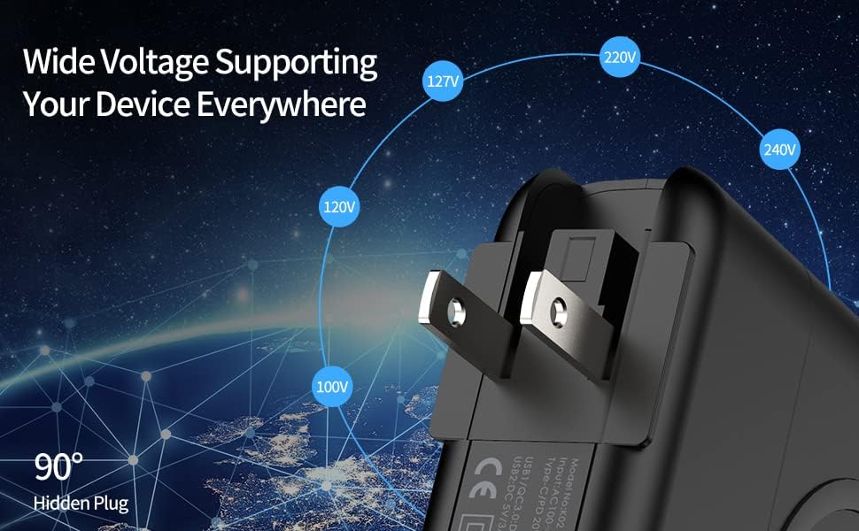 Ultimate 3-in-1 Portable Wireless Charger Power Bank – 10000 m Ah Fast Charging Wall Adapter with PD20 W USB-C and QC3.0 USB-A – Travel-Friendly External Battery Pack for i Phone, i Pad, and Android Devices – Enhanced Compatibility in Sleek Black Design