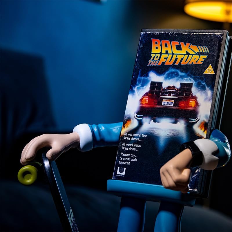 Retro-Inspired Back to the Future VHS Wireless Charger & Phone Stand by Numskull – Fast Qi Charging for All Devices, Official Collectible, Stylish Novelty Accessory for Home & Office Use