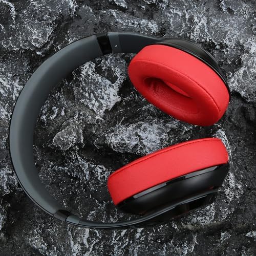 Upgrade Your Audio Experience with Premium Noise-Isolating Memory Foam Ear Pads for Studio 2 & 3 Headphones – Waterproof Protein Leather Cushions in Blue for Unmatched Comfort and Enhanced Sound Quality