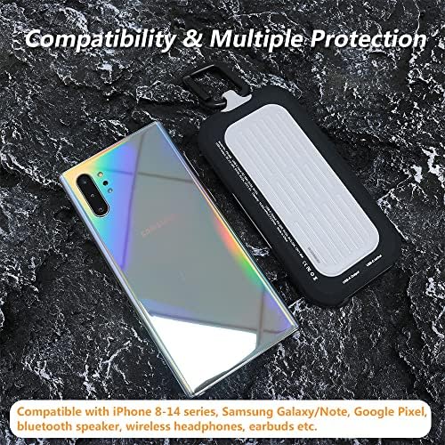 XWIN 10000 m Ah Outdoor Waterproof Power Bank: Ultra-Rugged Fast Charger with USB C PD 20 W, IP67 Dustproof Design & Built-in Flashlight for Camping and Hiking, Compatible with i Phone, i Pad, Samsung Galaxy, Android Devices – The Ultimate Portable Power Solution for Adventurers and Everyday Users