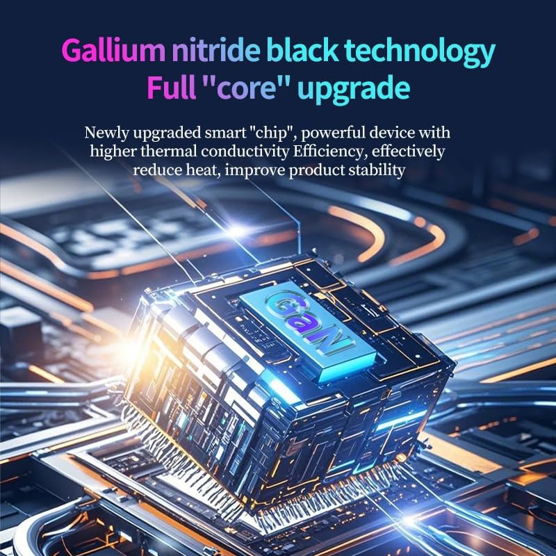 W&O 40 W Ga N Retractable Wall Charger – Ultimate Dual Charging Solution for i Phone 11-16, i Pad, Galaxy S25 & Pixel – Compact, Fast Charging Power Hub for Travel & Everyday Use with Built-in Lightning & Type-C Cables