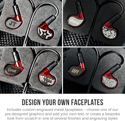 MEE audio M6 PRO In-Ear Monitor Headphones – 2 nd Gen Model with Superior Sound Quality, Customizable Fit Memory Wire Earhooks, and Durable Replaceable Cables for Professional Musicians – Noise Isolation Earbuds with Dual Cord Options (Black) – Perfect for Live Performances and Studio Recording