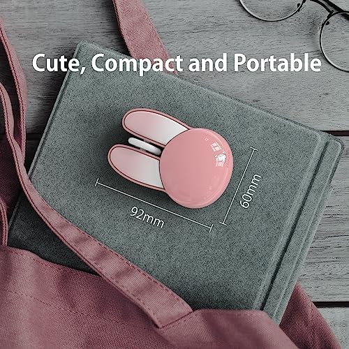 Adorable Pink Cat Wireless Silent Mouse – 2.4 GHz Plug and Play Optical Companion for Laptop & PC – Compact, Noise-Free Design Perfect for Home, Office, and Study Sessions – Cute Cat-Themed USB Nano Receiver Included