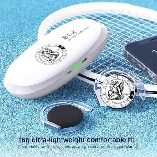 Discover the Ultimate Bluetooth V5.3 On-Ear Headphones for Active Lifestyles – Innovative Open Ear Design with Secure Earhooks, Featuring Advanced Noise Cancelling Technology and Extended Battery Life – Perfect Gift for Virgo Constellation Lovers and Music Aficionados – Enjoy Immersive Sound Quality Anywhere You Go