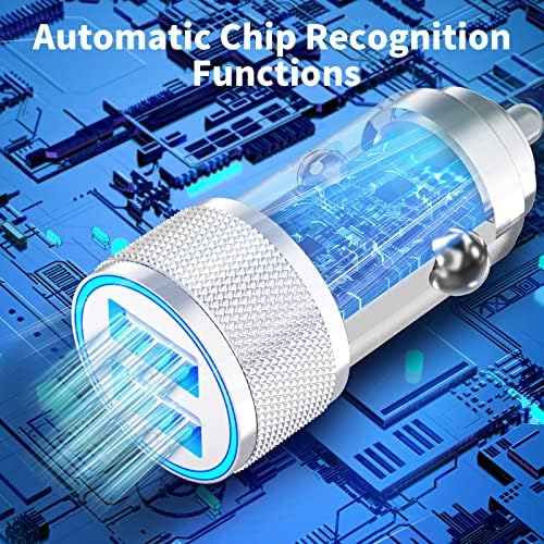 BARMASO 72 W Dual PD Power USB-C Car Charger 2-Pack – MFi Certified Fast Charging Solution for i Phone 16/16 Pro/16 Pro Max & Galaxy S24/S23 – Ultimate Compatibility & Safety Features for On-the-Go Power