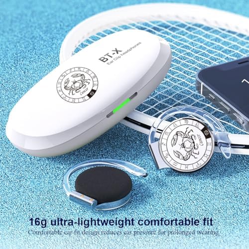 Discover the Ultimate Bluetooth V5.3 On-Ear Headphones for Active Lifestyles – Innovative Open Ear Design with Secure Earhooks, Featuring Advanced Noise Cancelling Technology and Extended Battery Life – Perfect Gift for Virgo Constellation Lovers and Music Aficionados – Enjoy Immersive Sound Quality Anywhere You Go