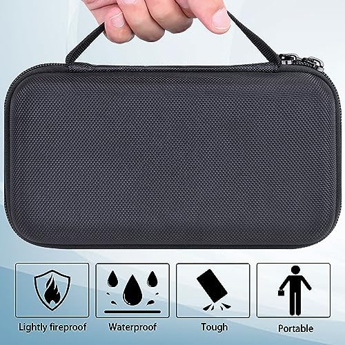 Khanka Premium Hard Travel Case for Anker 100 W Charging Base & Anker Prime 20,000/27,650 m Ah Power Banks – Shockproof Storage Solution with Interior Accessory Pocket for Ultimate Portability and Protection