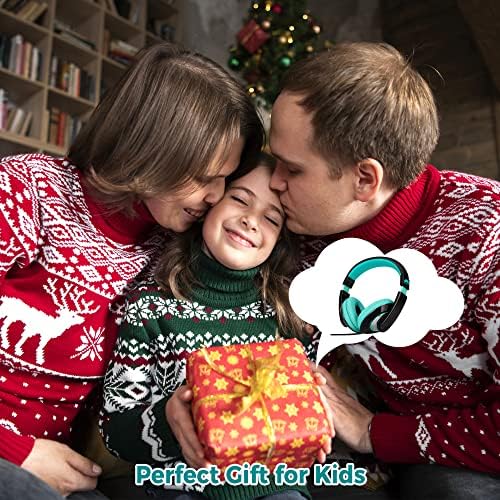 Rockpapa Kids Over-Ear Headphones – Lightweight Wired Audio Gear for School, Travel, and Home – Stylish White and Blue Design for Boys and Girls – Immersive Sound Quality with Adjustable Comfort and Durable Build for Young Audiophiles