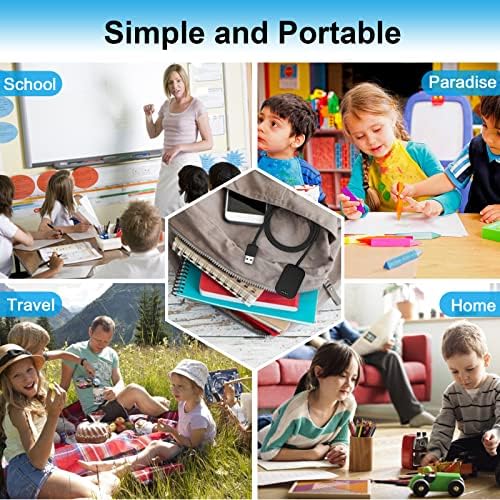 GEORDGY Magnetic Charging Dock for Verizon Gizmo Watch 1 & 2 – Portable Charger with 3.3 ft Durable USB Cable – Enhanced Magnetic Connection for Secure Charging – Ideal Smartwatch Accessory for On-the-Go Power Solutions