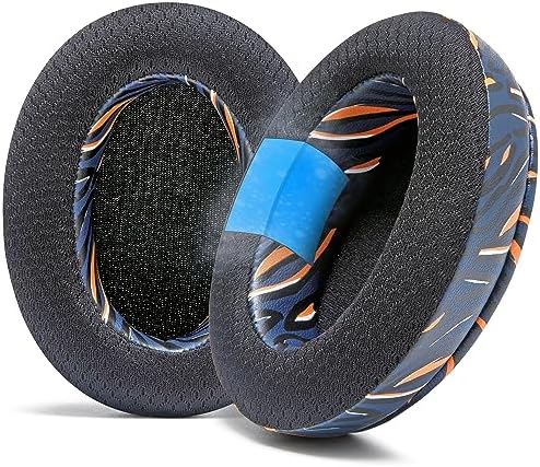 Upgrade Your Arctis Nova Experience with WC Freeze Cooling Gel Earpads – Optimal Comfort and Enhanced Sound Isolation for Pro Wired, Nova 7, 5, 4, 3, 1 Headsets – Designed by Wicked Cushions | Black | Superior Hybrid Fabric Technology for Long Gaming Sessions