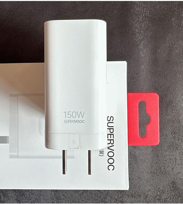 Rapid Charge One Plus Super Vooc 150 W Wall Adapter with 6.5 ft Type-C Cable – Engineered for Instant Power Delivery to Ace 12, 12 T, 12 S Pro & 13 Models – Compact, Durable Charger for Home, Office, and Travel – Unleash Your Mobile Potential with Unmatched Efficiency and Dependability