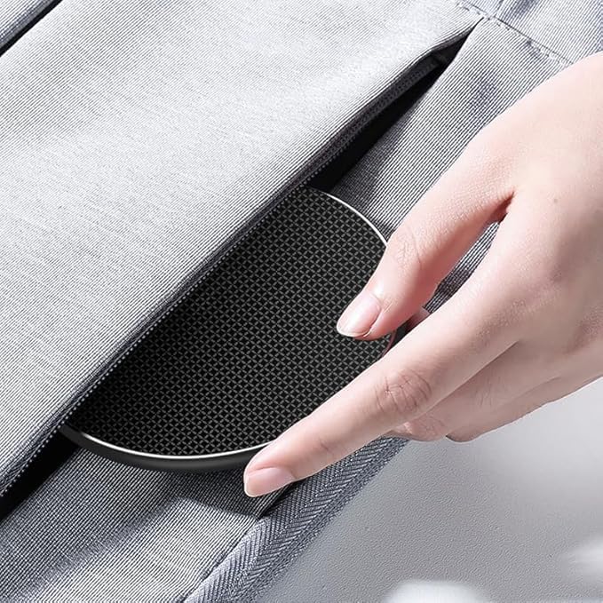 Ultra-Fast 10 W Wireless Charger Pad for i Phone & Galaxy – Universal Qi-Compatible Charging Station with Enhanced Safety Features, Slim Design & LED Indicator – Perfect for Home, Office & Travel (Black)