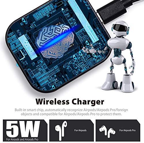 Sleek Silver Wireless Charging Dock for Air Pods Pro 2/3 & Air Pods 2 – Fast, Universal Power Solution for Effortless Charging Anywhere – Modern Aluminum Alloy Design for Home, Office, and Travel Convenience
