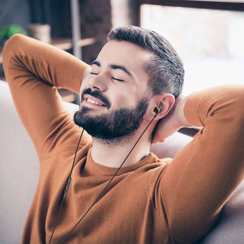 High-Performance USB C Earbuds for i Phone 16 & Samsung Galaxy – Premium Hi-Fi Stereo Wired Earphones with Noise Isolation, Integrated Microphone, and Convenient Volume Control for Unmatched Sound Quality Across Devices