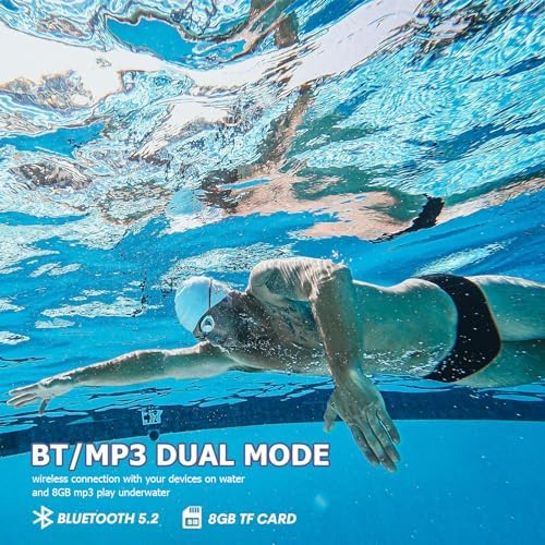 Revolutionary Bone Conduction Bluetooth Headphones – Open-Ear Waterproof Earbuds for Active Lifestyles, Perfect for Running and Swimming with Enhanced Device Compatibility and Superior Comfort