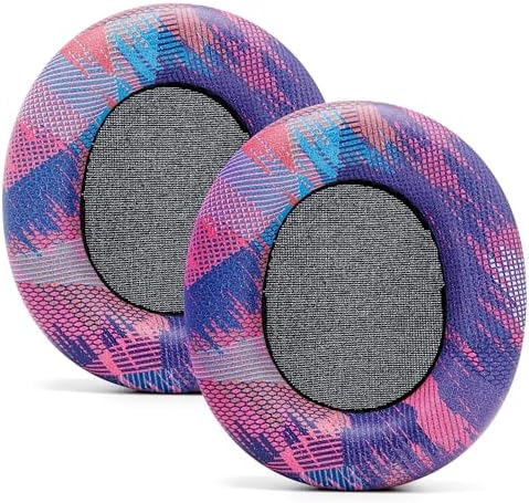 Upgrade Your Sound: WC Premium Replacement Earpads for Steelseries Arctis Nova Pro Wireless by Wicked Cushions | Enhanced Comfort with Thick, Soft Leather & Superior Durability | Red Camo Design for Distinctive Style & Optimal Sound Isolation