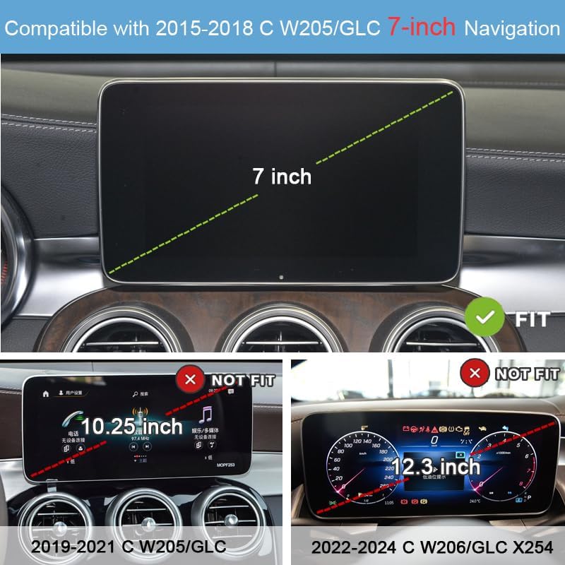 Custom Mercedes GLC X253 X254 Phone Holder: Premium Vent Mount for 2022-2024 Models – Effortless Installation & 360-Degree Rotation for Safe Driving – Luxurious Design Enhancing Your Automotive Interior with Hands-Free Navigation and Device Accessibility