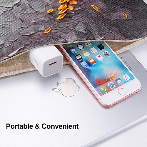 Uor Me USB Wall Charger 10 Pack – High-Speed 1 A 5 V Power Adapter Cube for i Phone, Samsung & Google Pixel – Versatile Travel-Friendly Design for Home & Office Charging – Durable & Compact Solution for All Your Device Needs